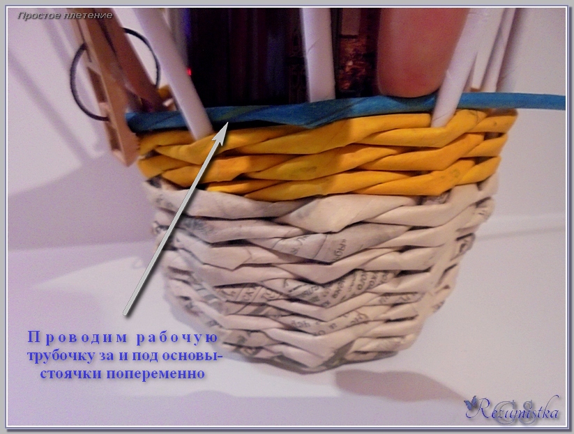 Видеоуроки газетного плетения Видеоуроки газетного плетения