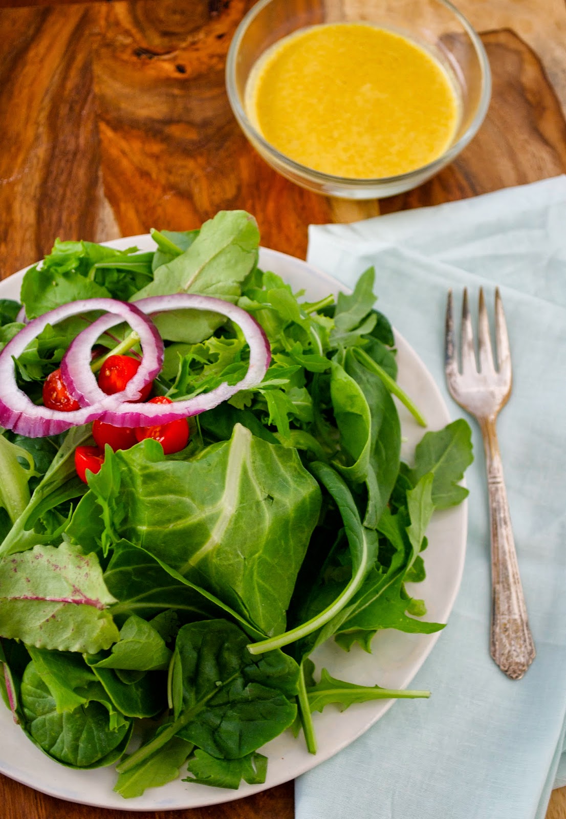 real raw kitchen RECIPE turmeric tahini dressing