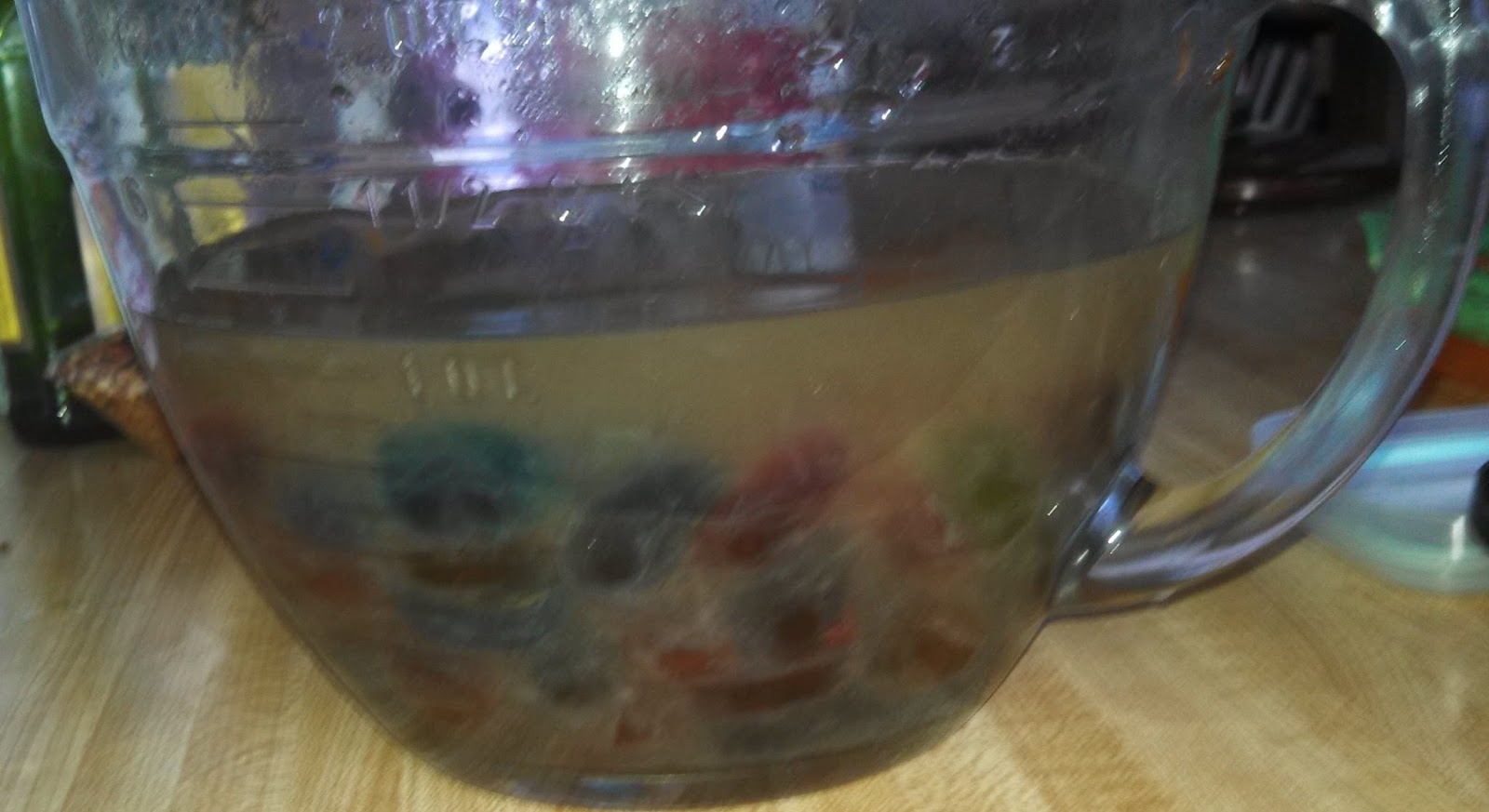 How interesting! Confetti Jello from March