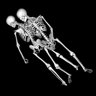 Two skeletons.