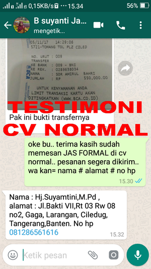 TESTIMONI PEMBELI JAS PENGANTIN/ FORMAL CV NORMAL