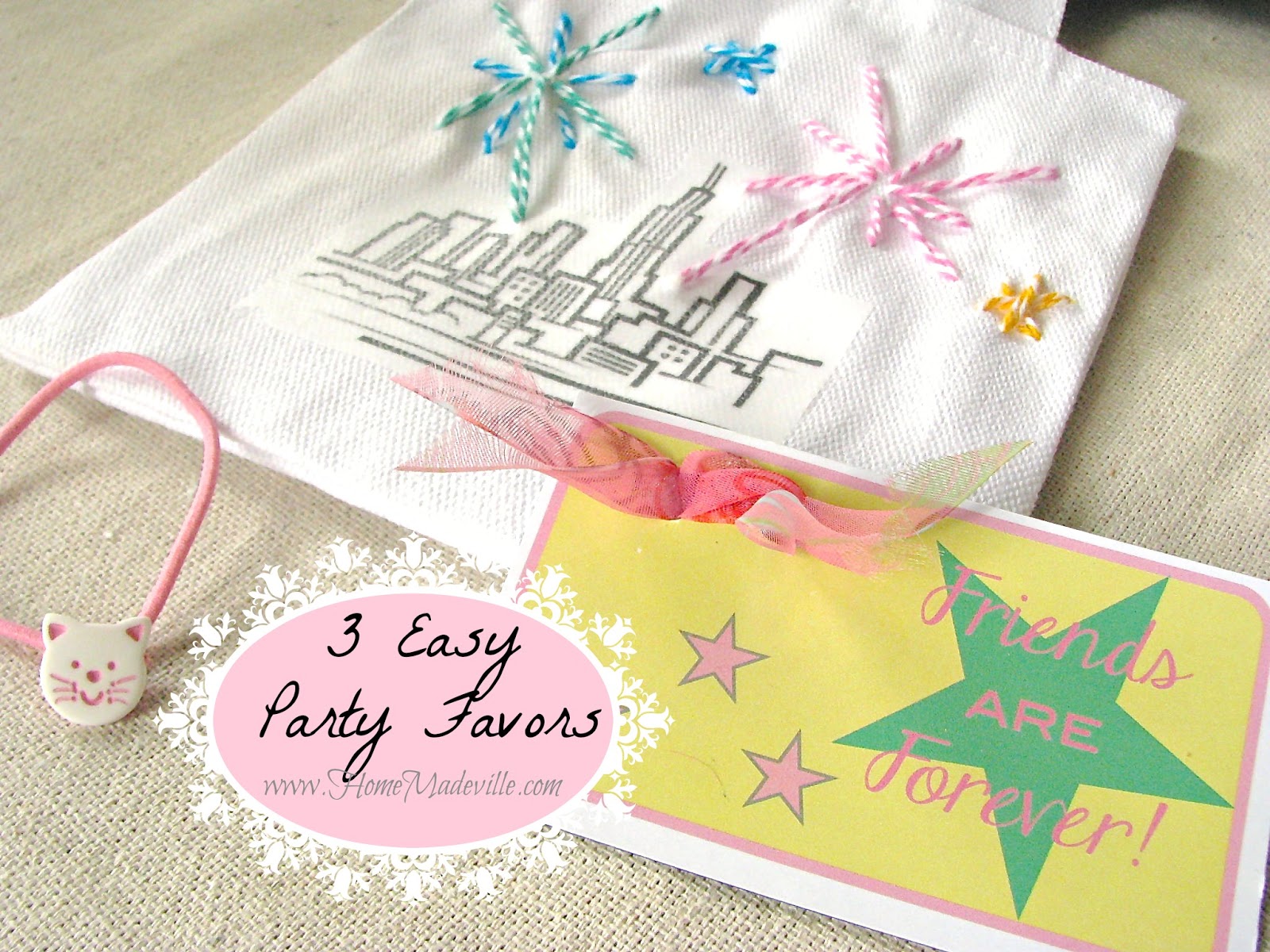 HomeMadeville Your Place for HomeMade Inspiration Three Easy Party