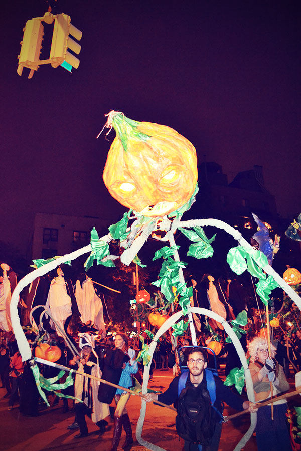 New York Halloween 2013 Parade Kürbisse