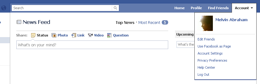 melRoz - The Creative Corner: How to change your name on facebook