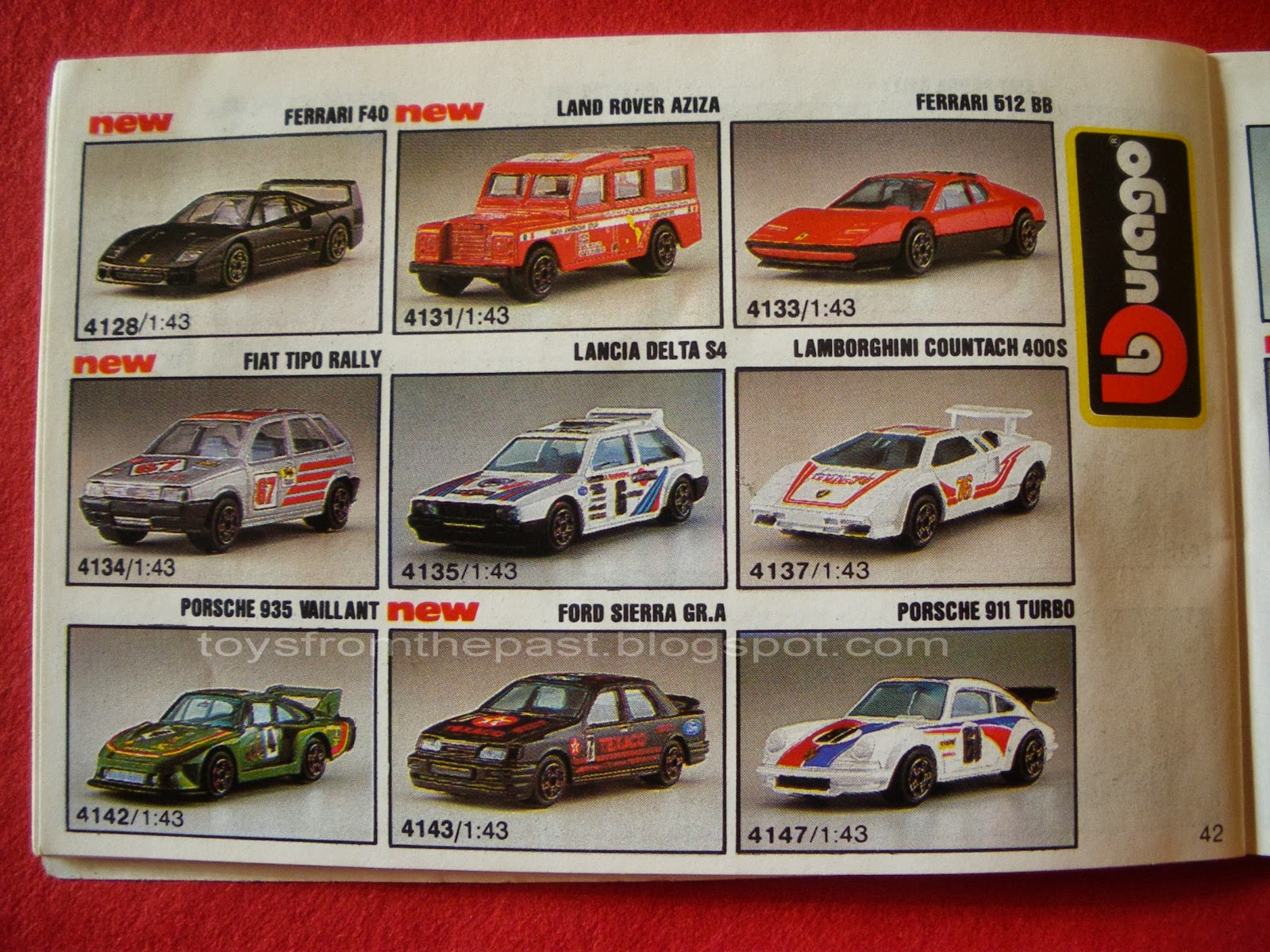Toys From The Past 346 Bburago Ferrari 308 Gtb Rally