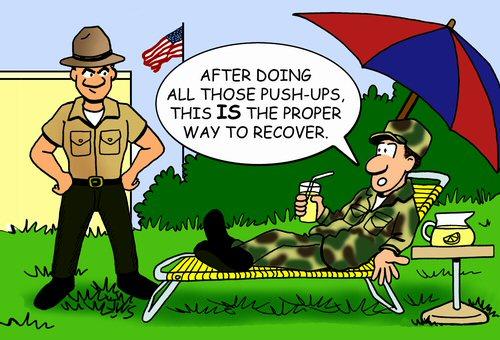 Funny Pictures: Military Cartoons