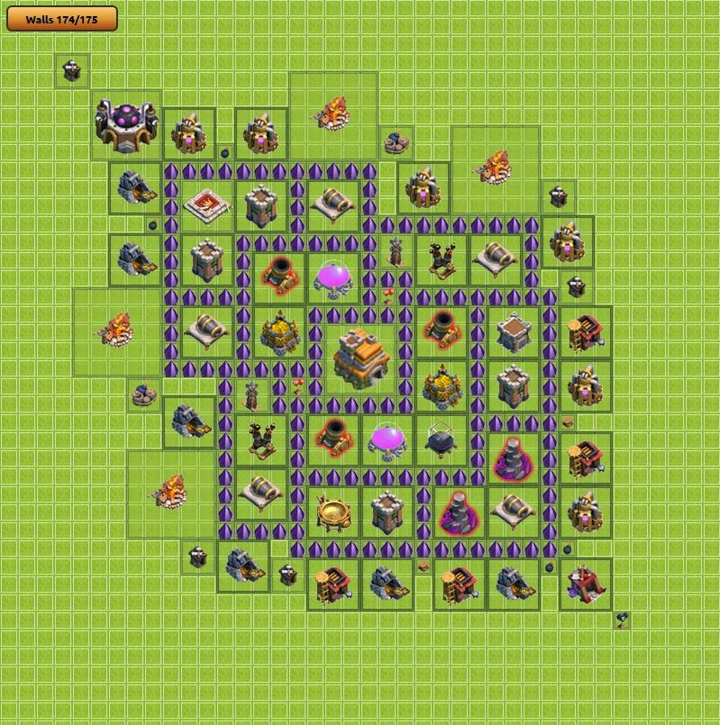 Clash of Clans базы и постройки