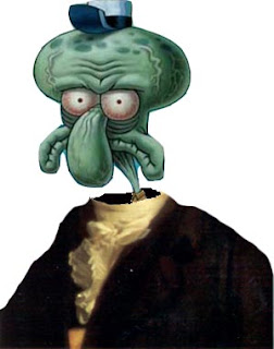 Expresi Lucu Aneh Squidward Tentacle