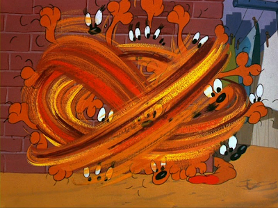 “No Barking” swirls by Ken Harris