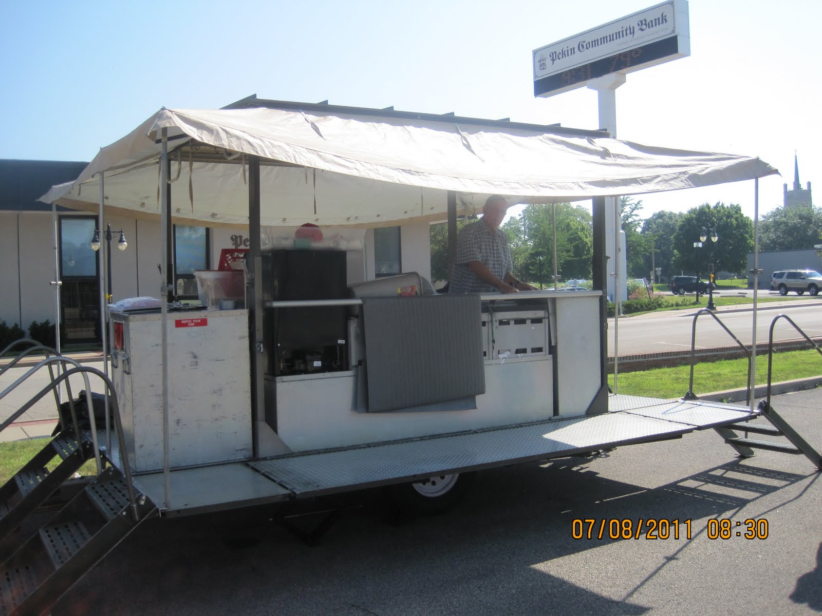 Kitchen cabinets for mobile homes Mobile Kitchen Trailer
