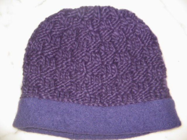 cappello maglina + lana