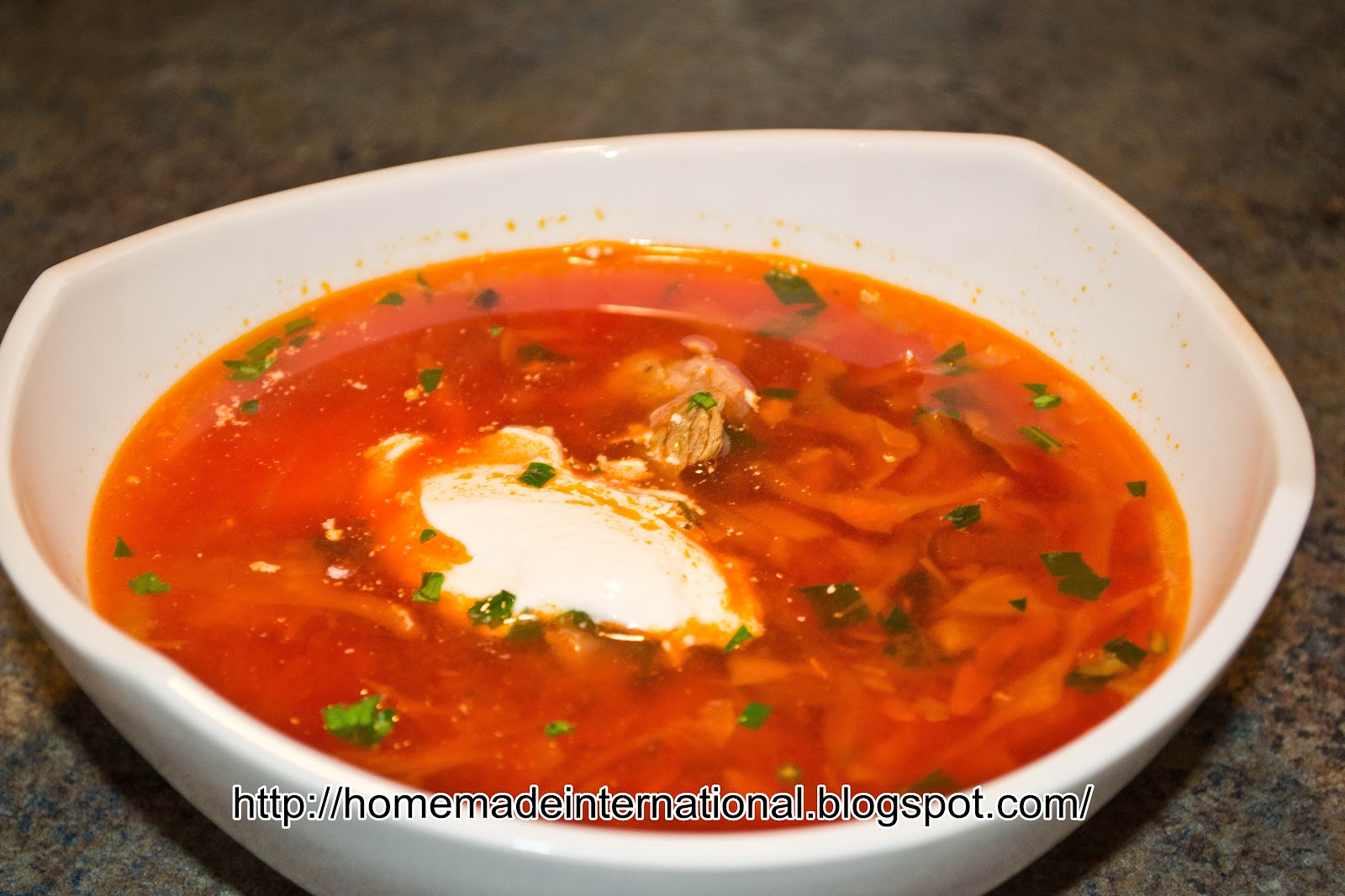 Homemade International: Ukrainian Borscht (Український борщ)