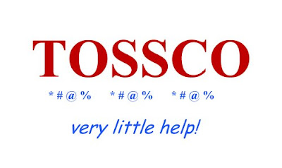 'Tossco - very little help!' - public domain. 'Tossco - very little help!' - public domain.