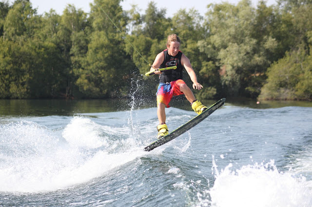 Wakeboard move in the air
