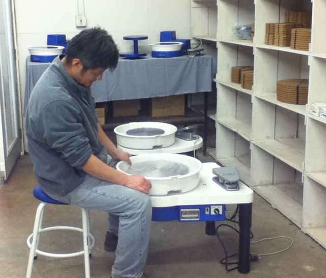 Pottery slab roller Shimpo brand Japan