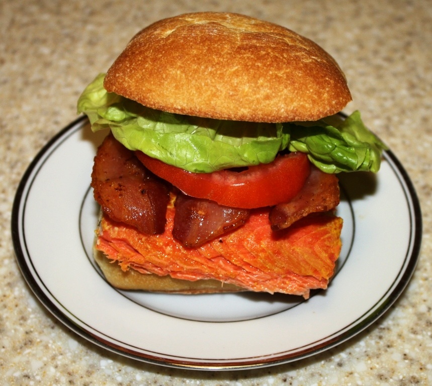 Dude Dinners: Salmon Club Sandwich
