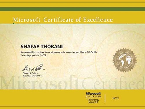 Shafay Thobani Another World's Youngest Microsoft Certified Professional From Pakistan After Arfa Karim