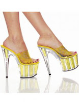 Gold Stiletto Heels