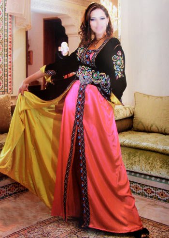 beautiful collection of new models Moroccan kaftan styles and colors