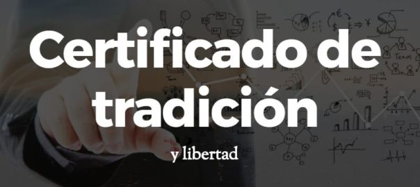 Certificado de libertad y tradicion en linea monteria