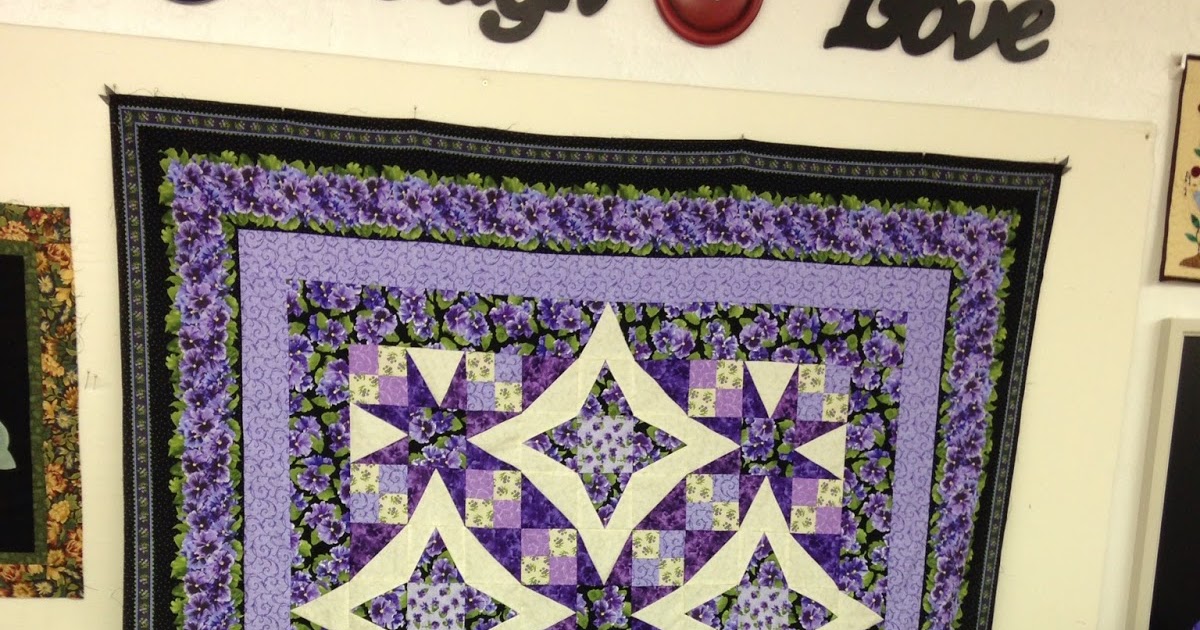 Nantie's Place Pansies in Paradise Quilt