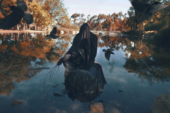 As surreais e sombrias fotografias de Kavan Cardoza Kavan Cardoza (Kavan the Kid) fotografia surreal photoshop maquiagem sombria sonhos pesadelos