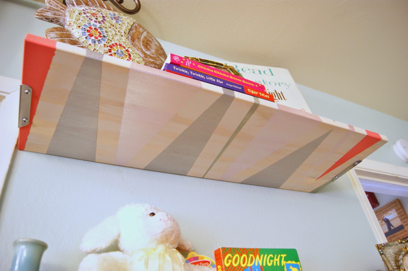 Sorella Style Baby Room Update! DIY Shelves for Kacey's Nursery