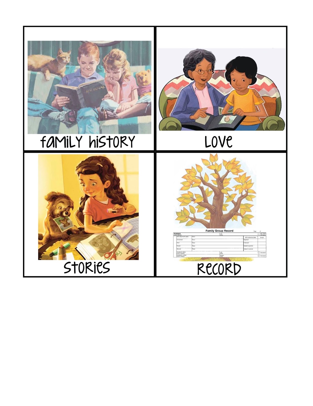 Camille's Primary Ideas: Family History - I am Doing It