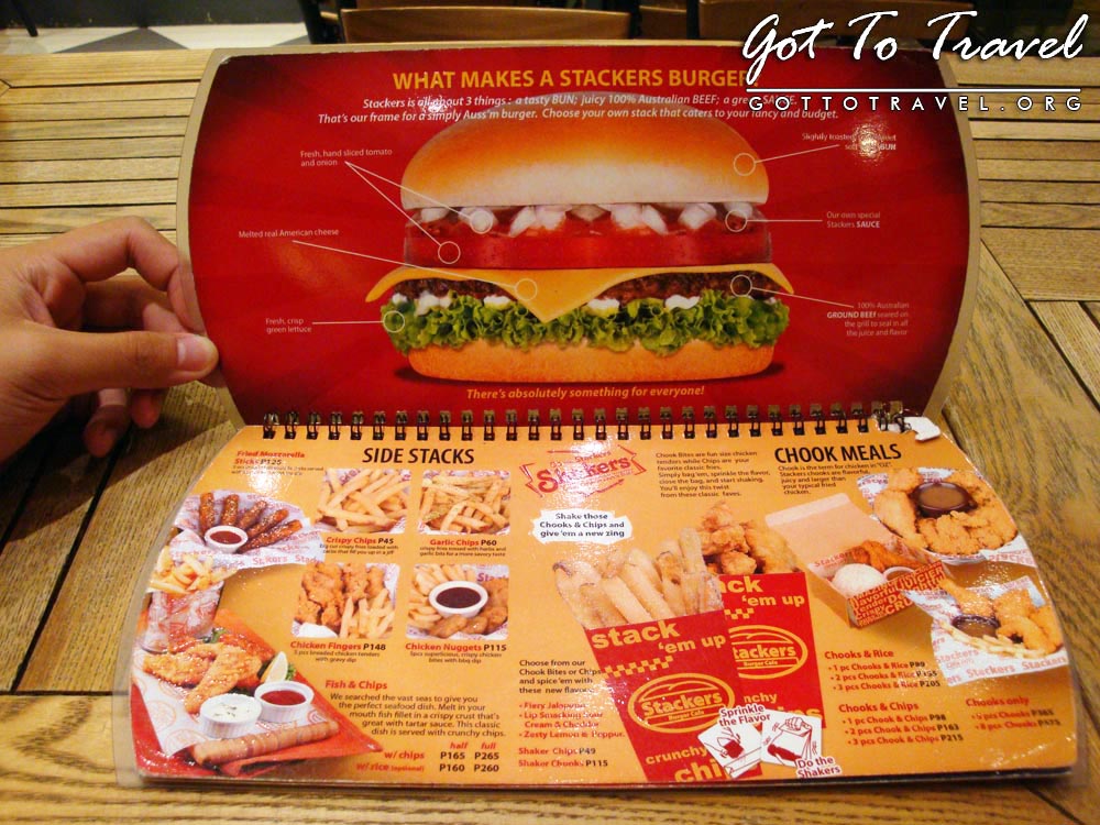 Stackers Burger Cafe Menu Stackers Burger Cafe Menu