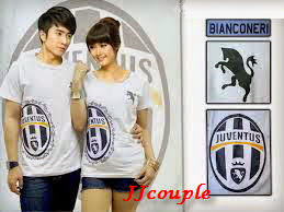 Bianconeri Juve (putih,hitam) 69 Ribu SEPASANG Bianconeri Juve (putih,hitam) , baju couple