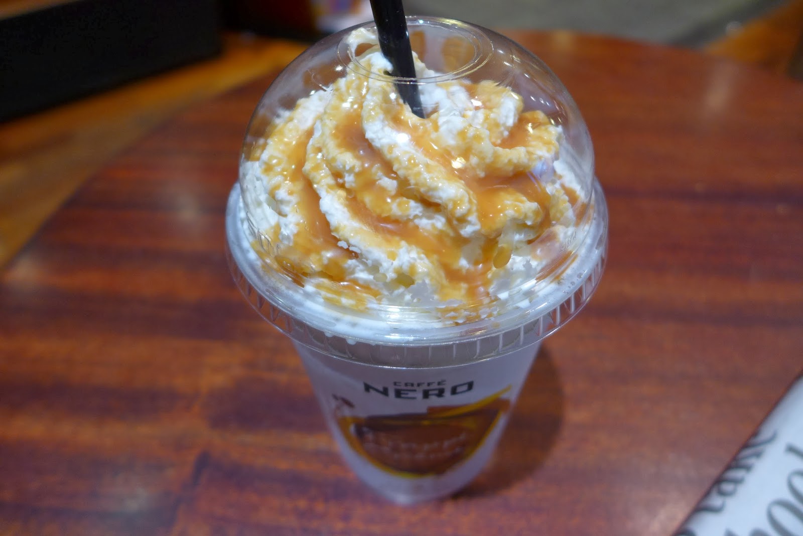 Creamy Steaks Cafe Nero, Banana & Caramel Frappe
