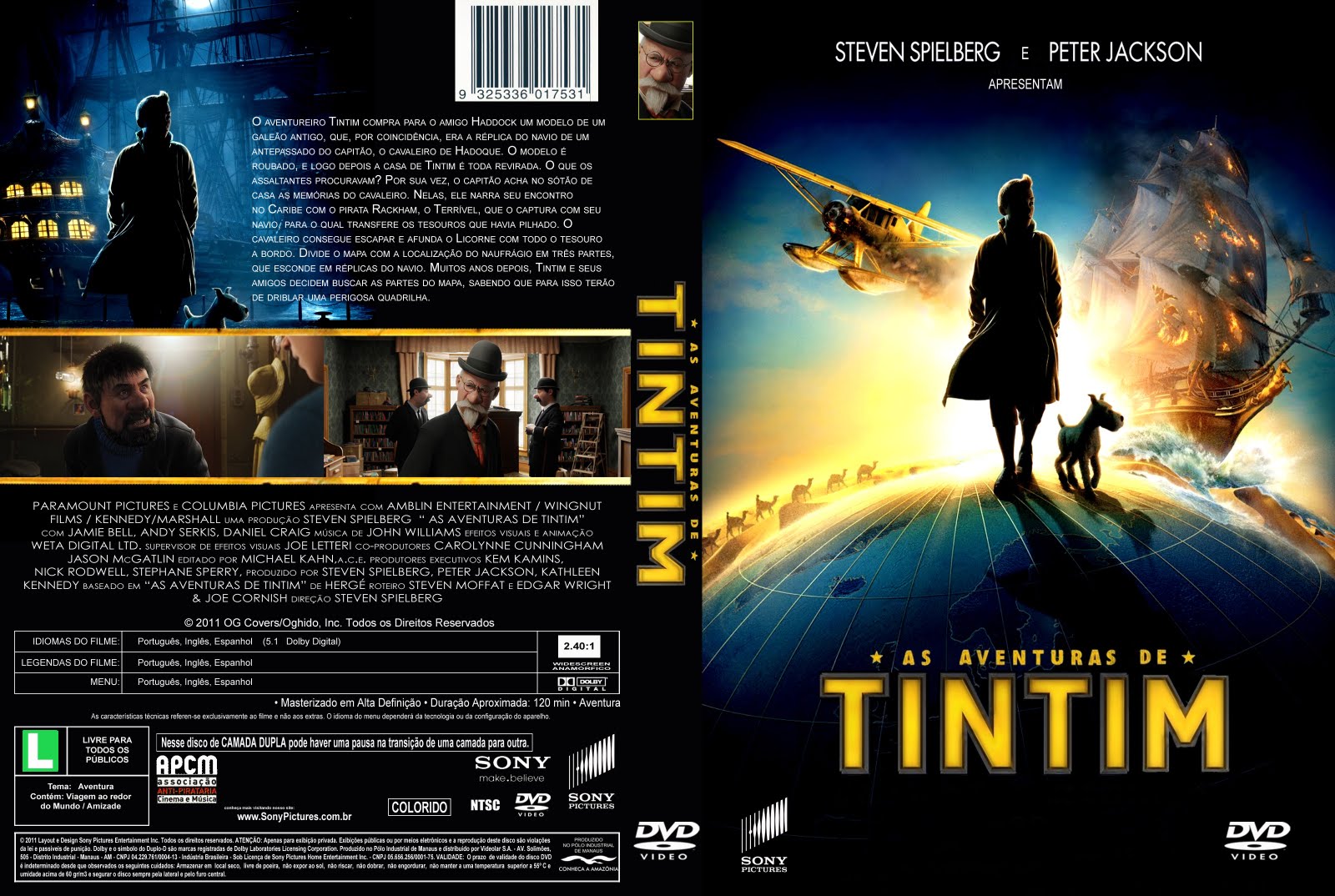 Baixar Filme As Aventuras de Tintim