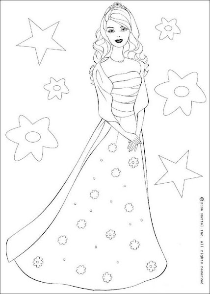 Barbie Coloring Pages