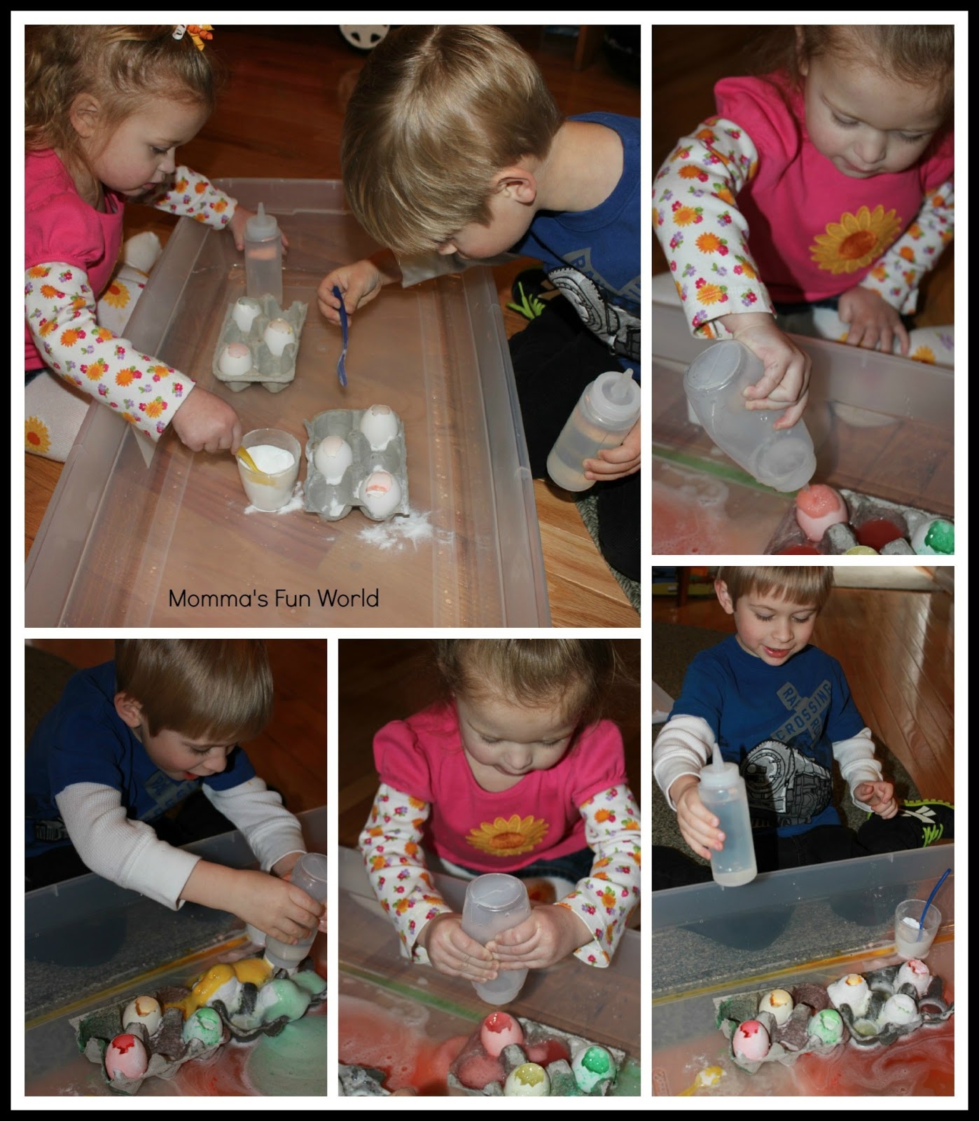 Momma's Fun World Volcano Egg Science
