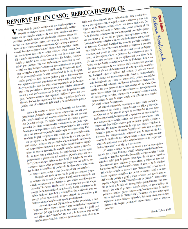 DIAGNOSTICOS PSICOLOGICOS 403024_74 Caso Rebecca Hasbrouck