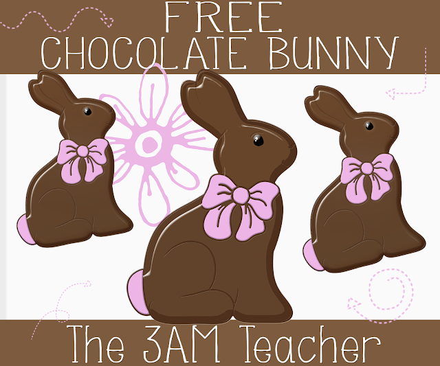 Classroom Freebies Too: FREE Chocolate Easter Bunny!!!