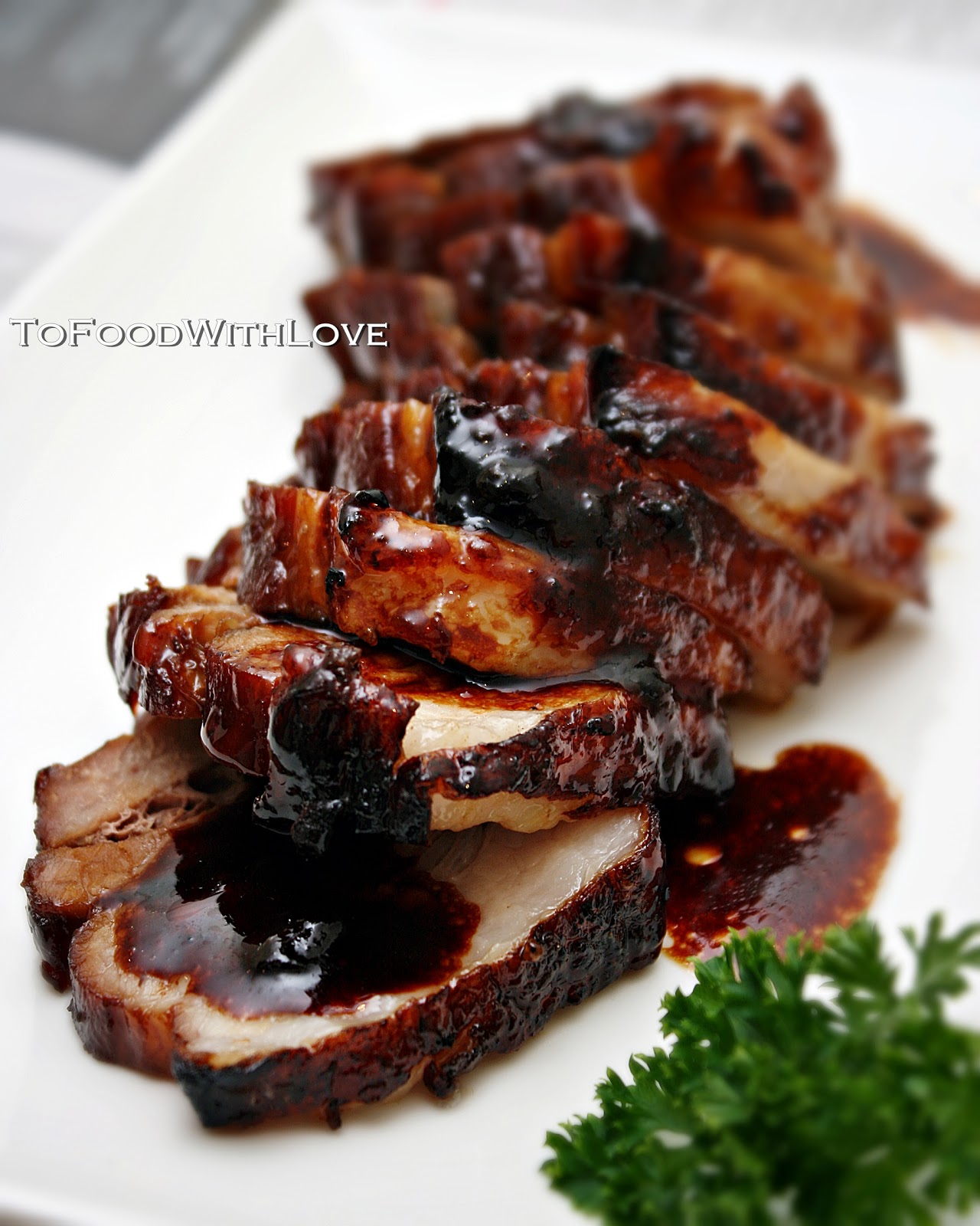 To Food with Love SlowCooker Char Siew (Chinese Barbecued Pork)