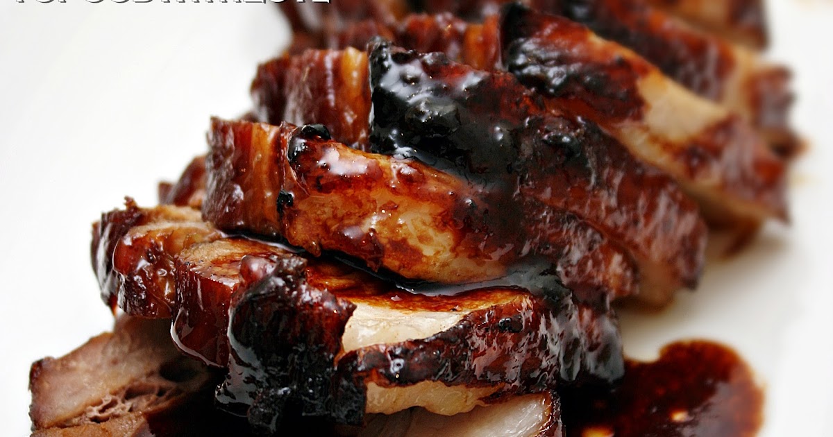 To Food with Love SlowCooker Char Siew (Chinese Barbecued Pork)