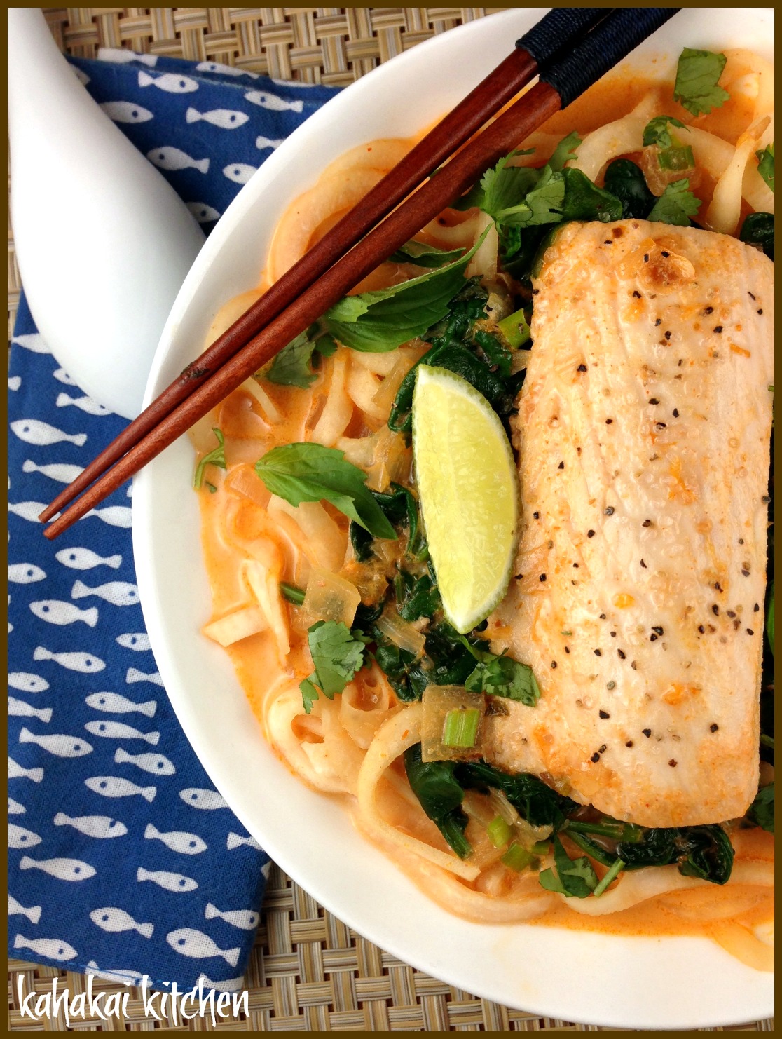 Kahakai Kitchen ThaiStyle Mahi Mahi in CoconutCurry Broth with