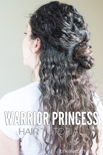 warrior princess hair tutorial