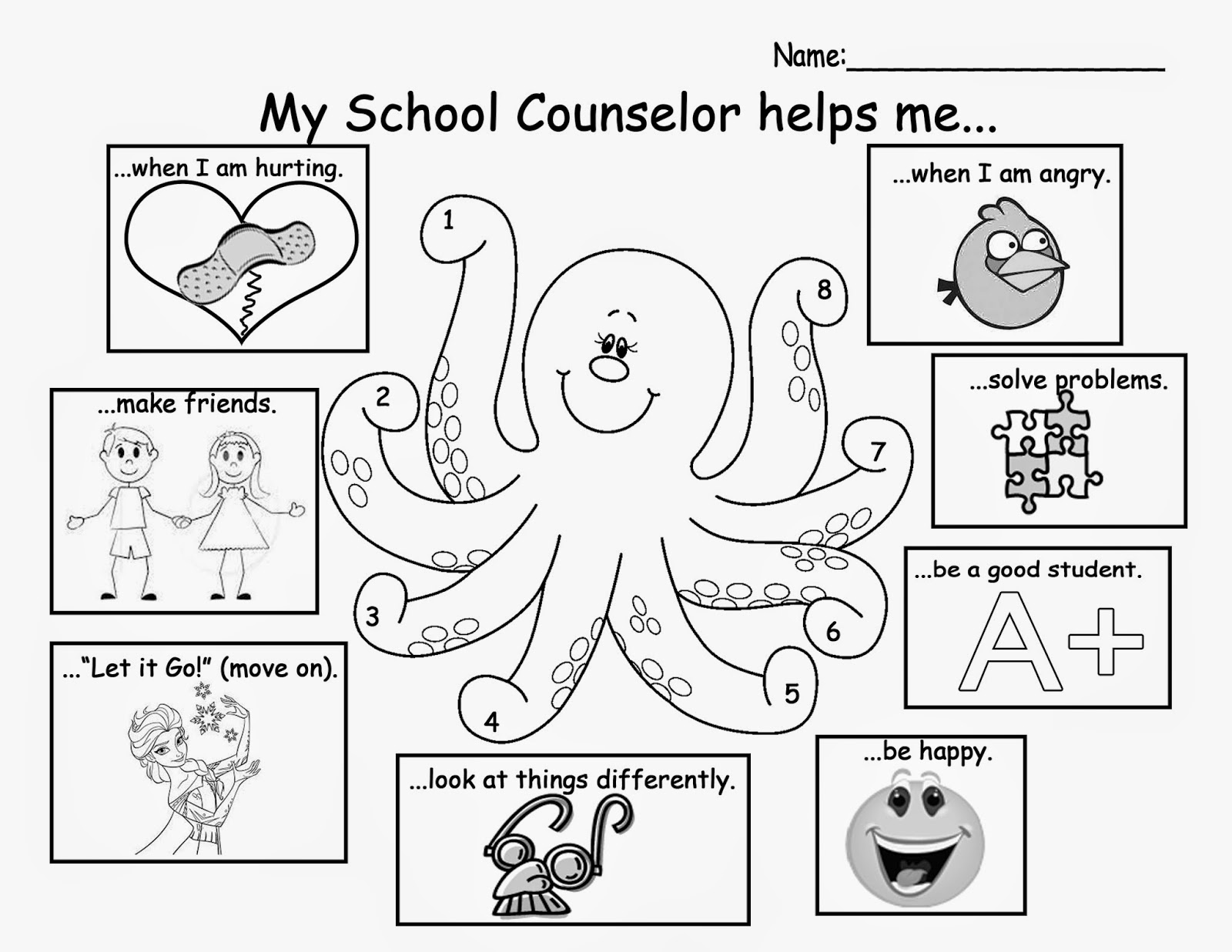 It's just a photo of Crush School Counseling Activities This is a graphic of Crush School Counseling Activities