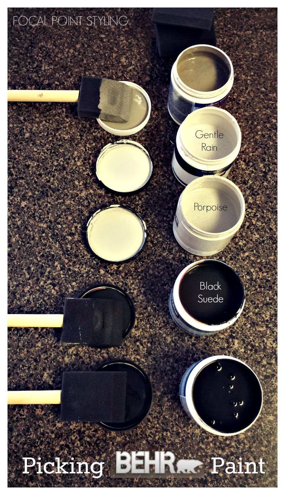 focal point styling how to paint interior doors black update