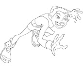 #7 Beast Boy Coloring Page