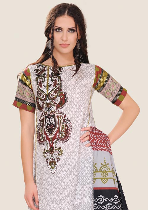 Al Karam Eid Collection in Block Print