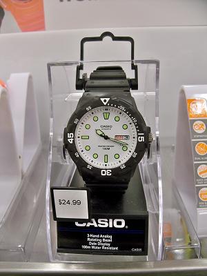 casio sport analog dive watch