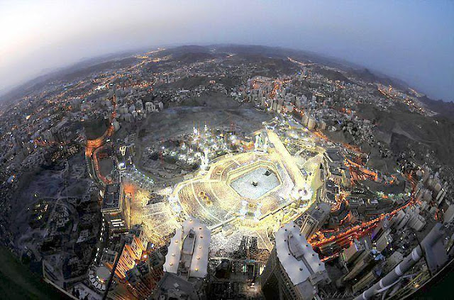 Keindahan Mekkah Dlihat Dari Angkasa