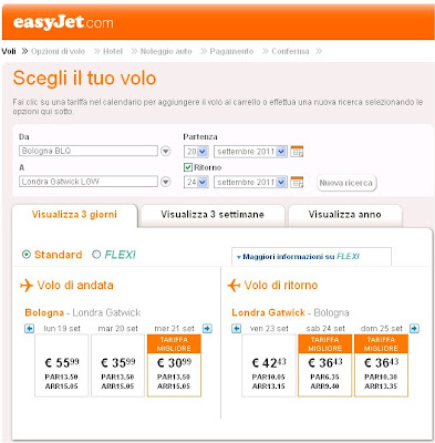 standard Easyjet