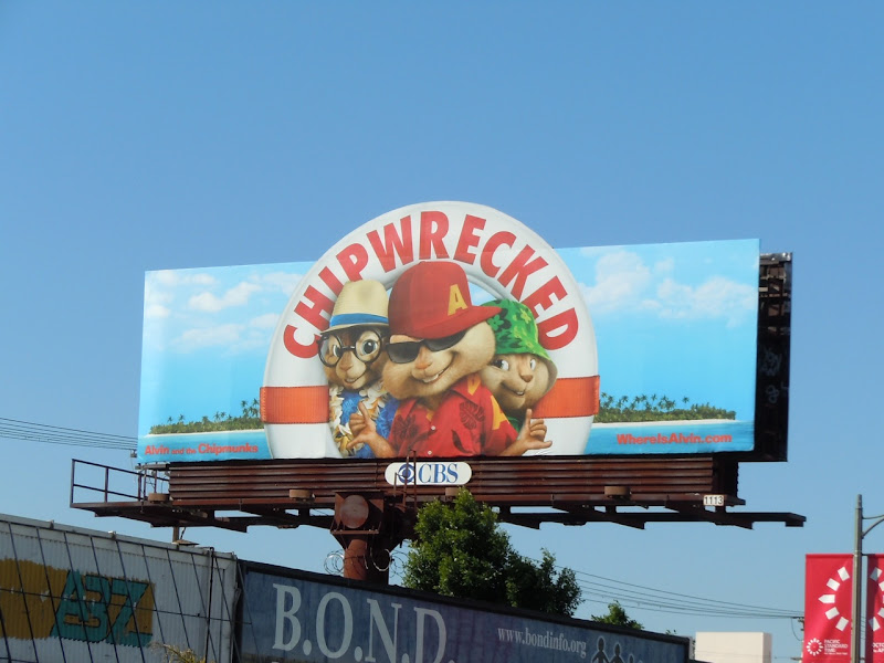 Chipwrecked movie billboard