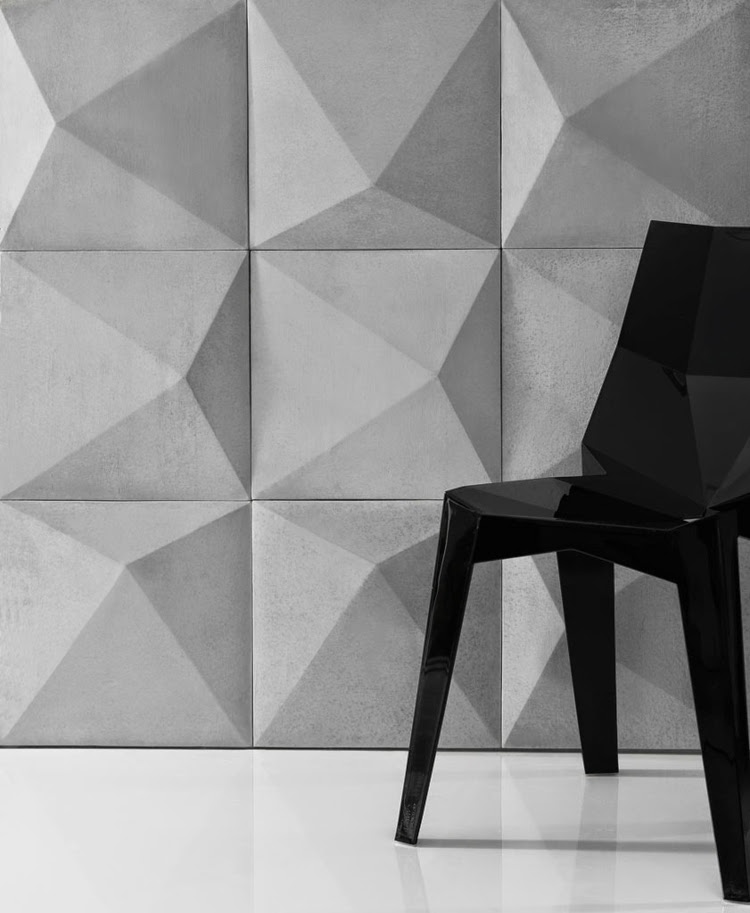 decorative wall panels geometric 3d wall panel with 3d chair design