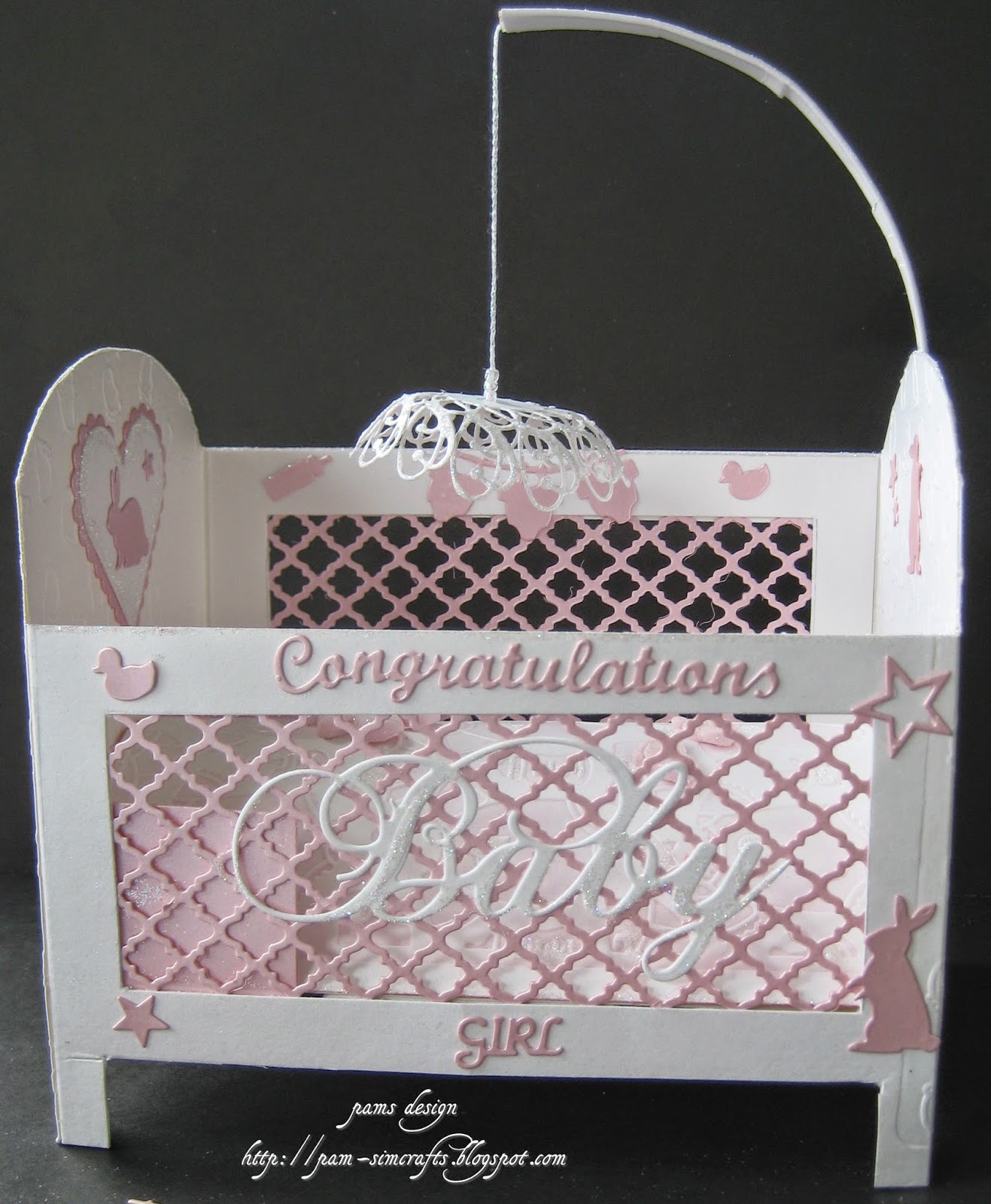 pamscrafts baby girl cot